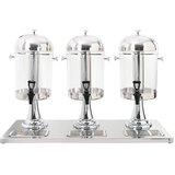  Trostruki Dispenzer za Sok Nehrđajući Čelik 3 x 8 L | shoptok.hr
