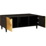  Kava Stol Crna i zlatna 100 x 54 x 40 cm Konstruirano drvo | Eponuda.com