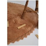 Nattiot Ciglasti periv/ručno rađen pamučan okrugao tepih ø 110 cm Perla Toffee – | shoptok.hr