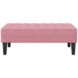  Klupa s jastukom Ružičasta 113 x 57 x 39 cm Baršun | shoptok.hr
