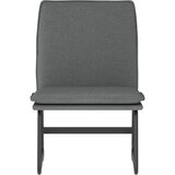  Ležaljka tamnosiva 52 x 75 x 76 cm od tkanine | shoptok.hr