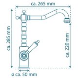 SCHÜTTE Armatura Za Pomivalno Korito Old Style | Shoptok.si