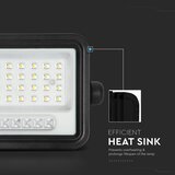  LED prigušiva solarni reflektor LED/50W/3,2V IP65 3800 mAh crni + daljinski upravljač | Eponuda.com