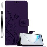 Cadorabo Samsung Galaxy A81/NOTE 10 LITE/M60s temno modra - ovitek v cvetličnem dizajnu z magnetnim zapiranjem, stoječo funkcijo in režami za kartice, (20860635) | Shoptok.si