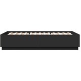  Okvir kreveta s LED svjetlima crni 150 x 200 cm drveni | shoptok.hr