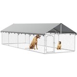 Vanjski kavez za pse s krovom 600 x 200 x 150 cm | shoptok.hr