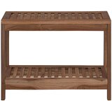  Stolić za kupatilo Prirodna 60 x 30 x 45 cm Čvrsto teak drvo | shoptok.hr