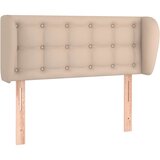  Uzglavlje s ušima boja cappuccina 93x23x78/88 cm umjetna koža | shoptok.hr