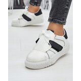 Resti Black and white women's sports shoes with rubber inserts Inika - Footwear | shoptok.hr