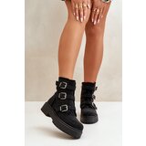 Kesi Insulated Women's Ankle Boots with Decoration Black Ciascia | Shoptok.si