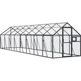 vidaXL Ptičnica antracitna 1,79x8x1,85 m aluminij, (20759630) | Shoptok.si