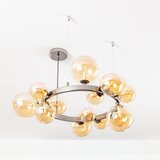  Brilagi - LED luster na sajli MILLA 15xG9/3W/230V crni hrom/zlatni | Eponuda.com