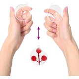  Set Božićnih Ukrasnih Kuglica 100 pcs *Transparent*an Ø 8 cm | shoptok.hr