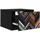  Wall-mounted noćni ormarić OMMEN Crni hrast 36 x 33 x 25 cm | shoptok.hr