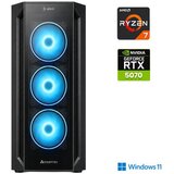 ANNI gaming namizni računalnik Gamer Extreme R7 Ryzen 7 9700X/32GB/2TB SSD/Windows 11 Home/RTX 5070 | Shoptok.si