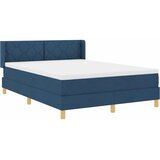  Krevet s opruga kutije s uzglavljem Plava 200 x 160 cm tkanina | shoptok.hr