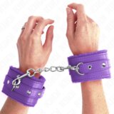 Kink Okovi Za Zapestje Premiuim Fur Lined Purple | Shoptok.si