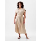 GAP Linen Shirt Midi Dress - Women's | Shoptok.si