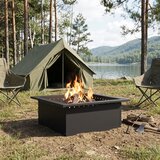  Prsten za vatru Crna 60 x 60 x 25 cm Čelik | shoptok.hr