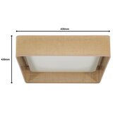  Brilagi - LED stropna svetiljka VELVET SQUARE LED/24W/230V braon | Eponuda.com
