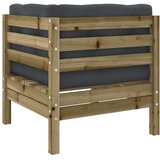 vidaXL 4-dijelni set vrtnih sofa s jastucima od impregnirane borovine | shoptok.hr