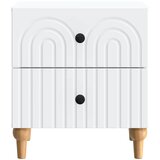  Noćni ormar 2 pcs Bijela 43 x 34,5 x 48 cm Konstruirano drvo | Eponuda.ba