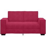  Dvosjed Kauč Vinsko Crvena 160x78x84 cm Baršun | Shoptok.si