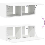  Komplet TV omaric 2 pcs Bela Konstruiran les, (5000132679) | Shoptok.si