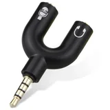 MALE to 2 X FEMALE AUDIO JACK max0064