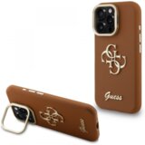Guess Cam Stand GUHCP15XPCS4GSW ovitek za iPhone 15 Pro Max s stojalom - rjav | Shoptok.si