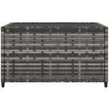  Četvrtasti vrtni stolić za kavu sivi 50 x 50 x 30 cm poliratan | shoptok.hr