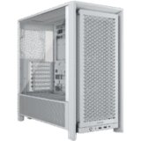 Corsair FRAME 4000D RS Case3xRS120 fans, 360mm radiator170mm cooler, 430mm GPU, ATX, White | Eponuda.ba