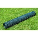 vidaXL Žična ograja pocinkana s PVC oblogo 25x0,5 m zelena Cene