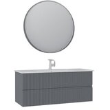 Hanah home Kupatilski ormarić sa umivaonikom i ogledalom (2 komada) Moonlight 120 v2 406 | Eponuda.com