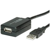 Value USB 2.0 podaljšek\, aktiven\, z repetitorjem\, črn\, 12 m KVM podaljšek 12.00 m črna, (20428576) | Shoptok.si