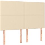 Maison Chic Posteljno vzglavje - Vzglavna omarica 4 kosa krem 72x5x78/88 cm blago, (22078336) | Shoptok.si