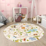 Mila Home Pralna otroška igralna preproga ø120 cm Savana Ride – | Shoptok.si