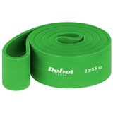 Rebel Active Fitnes elastična guma za vežbanje RBA-3001-5, 23-55 kg, Zelena Cene
