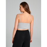 Sinsay Crop top u stilu negližea | shoptok.hr