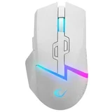 Miš gaming RAMPAGE DROP M3 V2 24000 DPI 3311 Sensor White RGB Rechargeable Wireless 80 Million Huano Switch Gaming Mouse, 42562