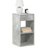  Noćni ormarići s ladicom 2 kom beton sivi 35x34x66,5 cm | Eponuda.ba