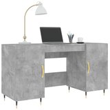  Radni stol boja betona 140 x 50 x 75 cm od konstruiranog drva | Eponuda.ba