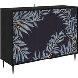  Kreveta DOKKUM Crni hrast 102 x 33 x 76 cm Konstruirano drvo | shoptok.hr