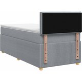  Boxspring krevet s madracem Svjetlosiva 80 x 200 cm Tkanina | shoptok.hr