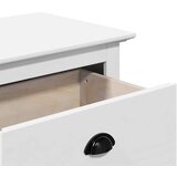 vidaXL L klop v preddverju "BODO" Bela 114x40x45 cm | Shoptok.si