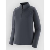 Patagonia Cap Mw Zip Neck Base Layer Top smolder blue Cene