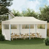  Sklopivi Pop-up Šator za Zabave Krem 3 x 6 m | shoptok.hr