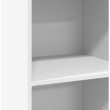  Visoka komoda bijela 40x41x124 cm od konstruiranog drva | shoptok.hr