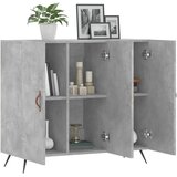  Komoda siva boja betona 90x34x80 cm od konstruiranog drva | shoptok.hr
