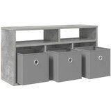  Nizak ormarić s ladicama Betonski sivi 72 x 22 5 x 38 cm | shoptok.hr